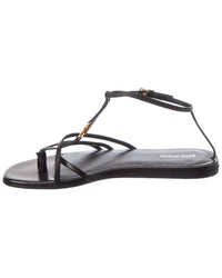 Palm Angels Lategram Leather Sandal