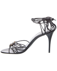 Saint Laurent Babylone 90 Leather Sandal