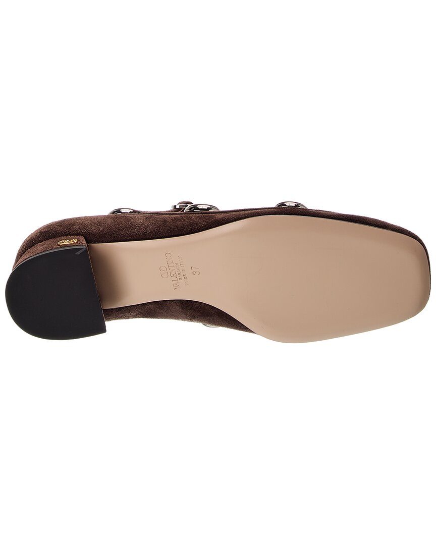 Valentino Nellcote Mary-Jane 30 Suede Pump