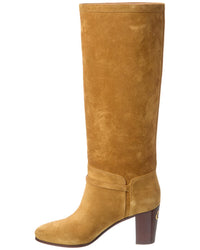 Valentino Pattie 75 Suede Knee-High Boot