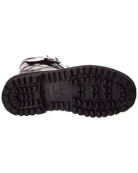 Valentino Vlogo Quilted Leather Boot
