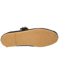 Valentino Vlogo Velvet Ballerina Flat
