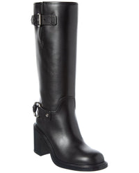 Gucci Gucci Mid-Heel Leather Boot