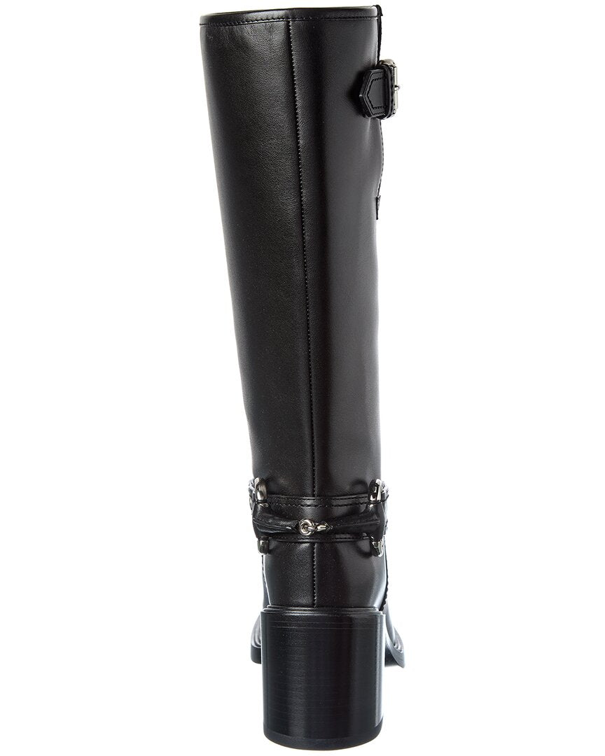 Gucci Gucci Mid-Heel Leather Boot
