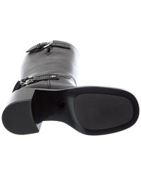 Gucci Gucci Mid-Heel Leather Boot