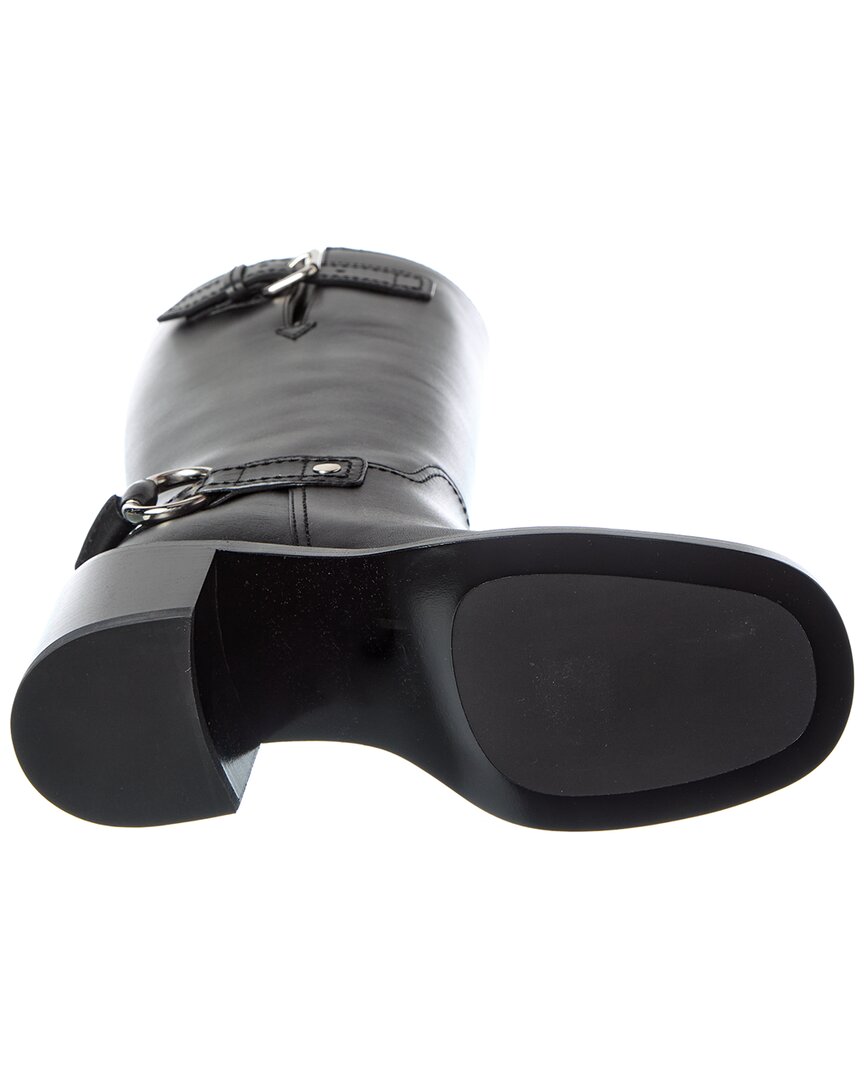 Gucci Gucci Mid-Heel Leather Boot