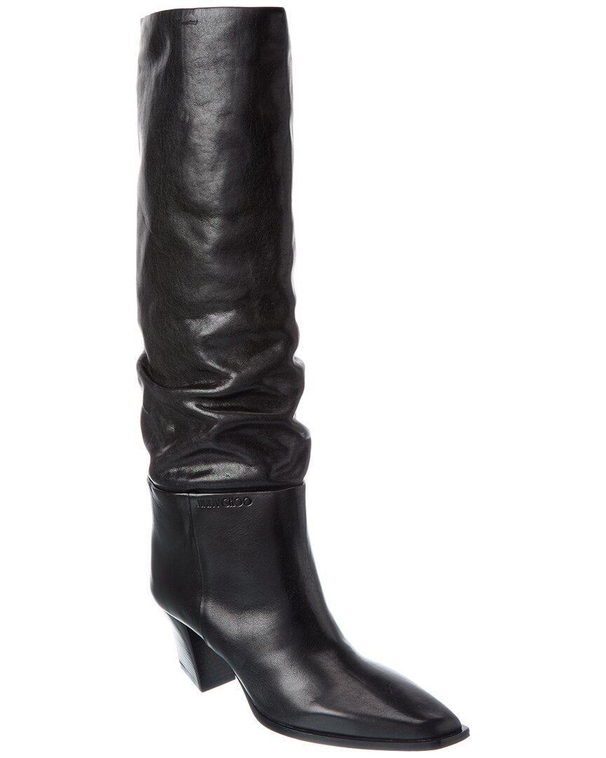 Jimmy Choo Jimmy Choo Hart 60 Leather Knee-High Boot