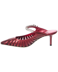 Jimmy Choo Bing 65 Mesh & Leather Mule