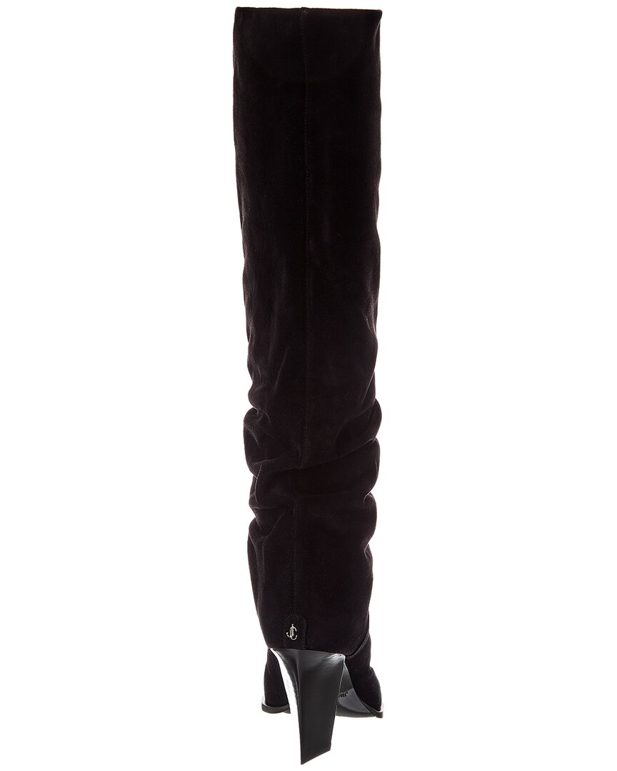 Jimmy Choo Jimmy Choo Hart 85 Suede Knee-High Boot
