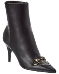 Gucci Gucci Horsebit Leather Bootie