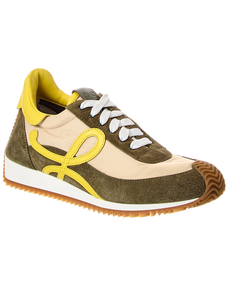Loewe Flow Runner 2.0 Nylon & Suede Sneaker