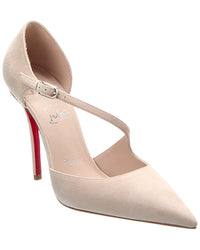 Christian Louboutin Miss Ziggyta 100 Suede Pump