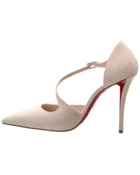 Christian Louboutin Miss Ziggyta 100 Suede Pump
