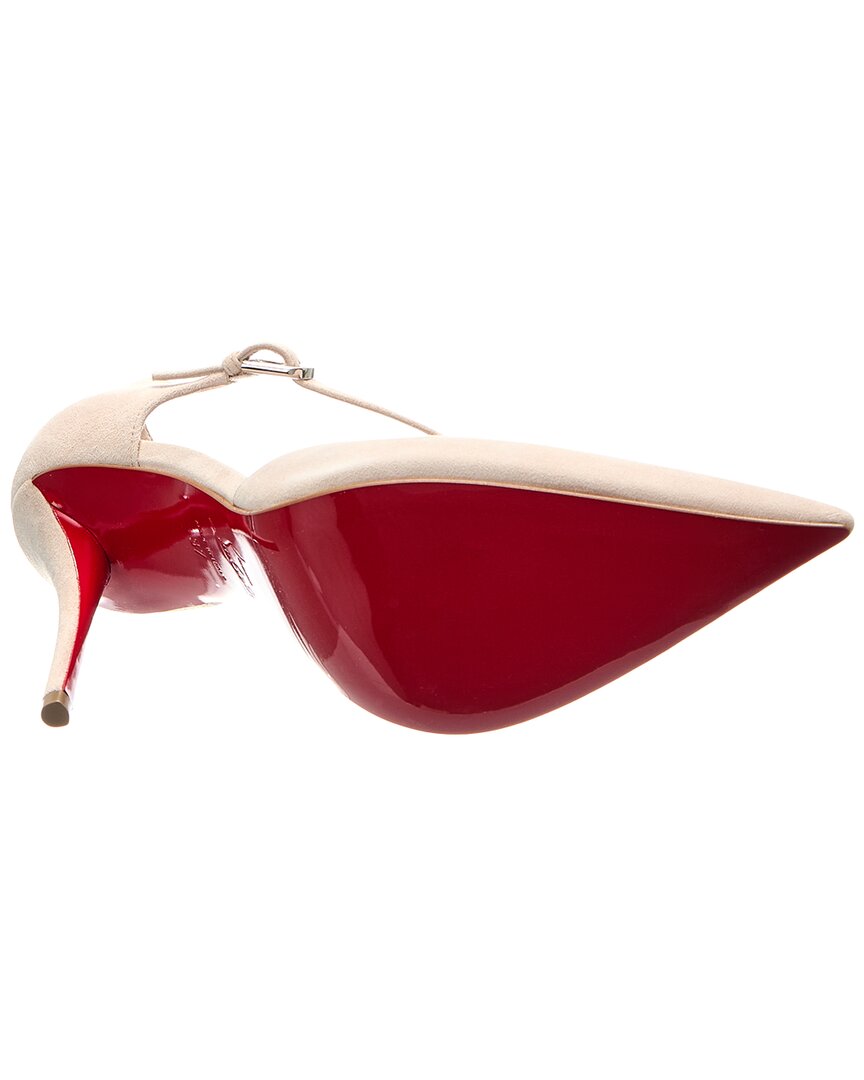 Christian Louboutin Miss Ziggyta 100 Suede Pump