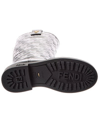 FENDI Fendi Filo Ff Leather Knee-High Boot