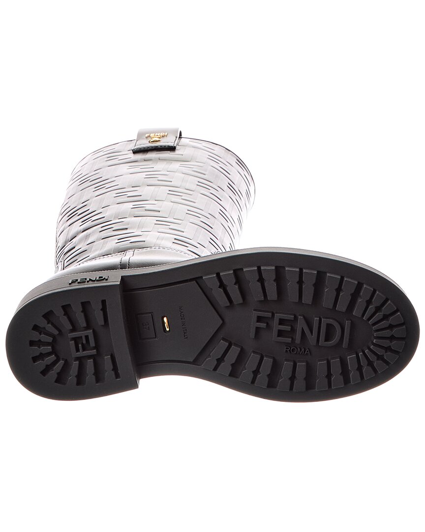 FENDI Fendi Filo Ff Leather Knee-High Boot