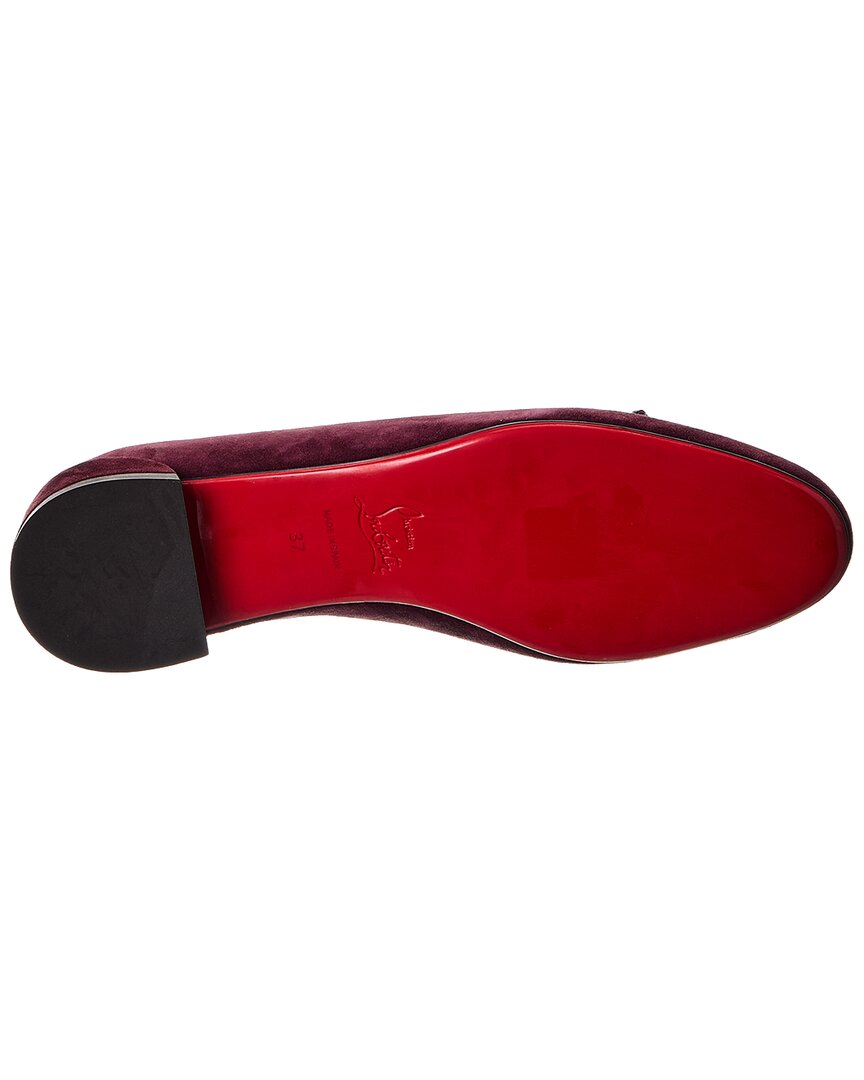 Christian Louboutin Sweetie Jane Suede Flat