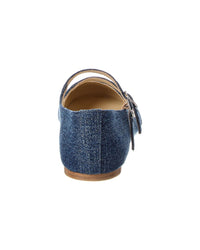 Celine Les Ballerinas Denim Flat