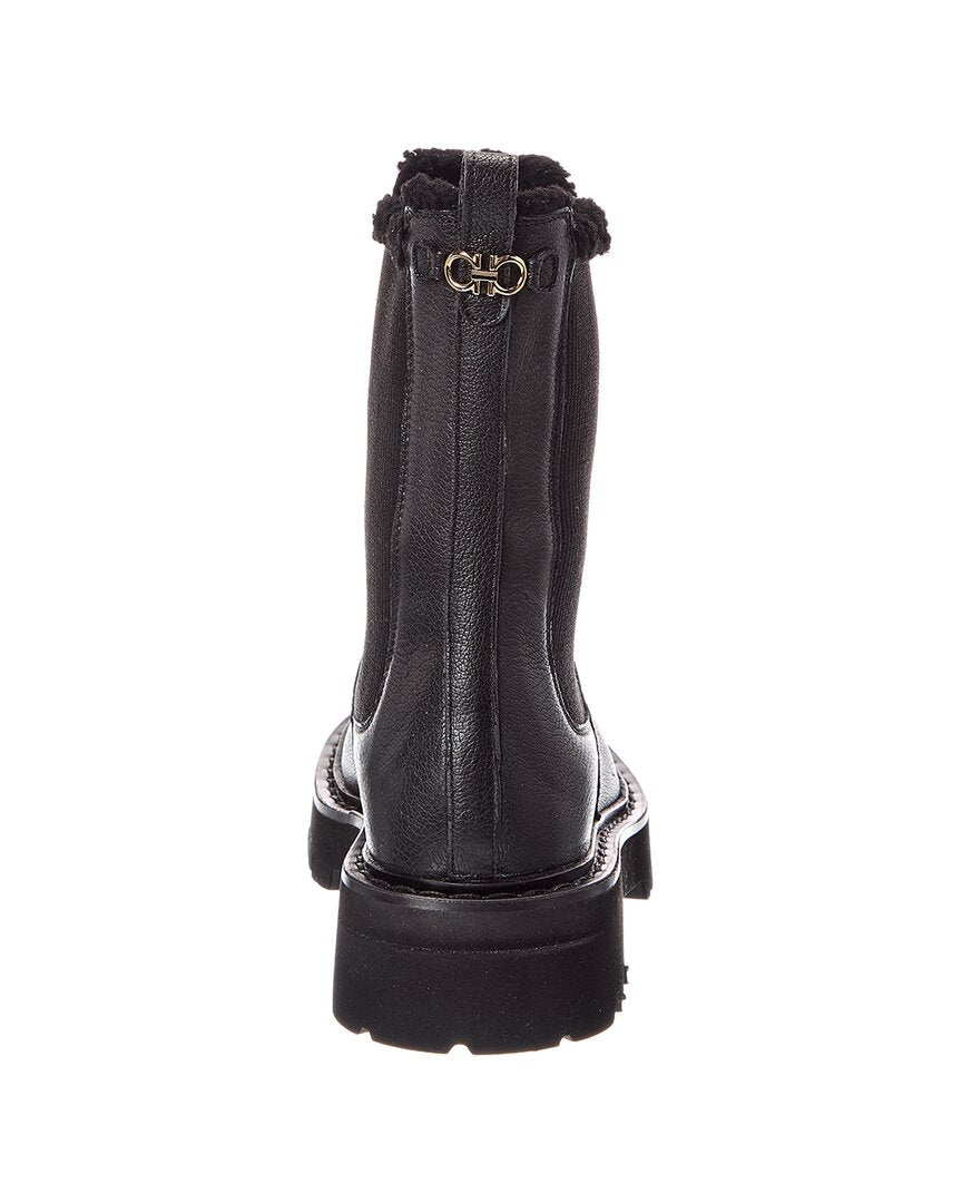 Ferragamo Oderico Leather Boot