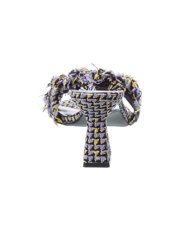 Versace Chain Tweed Sandal