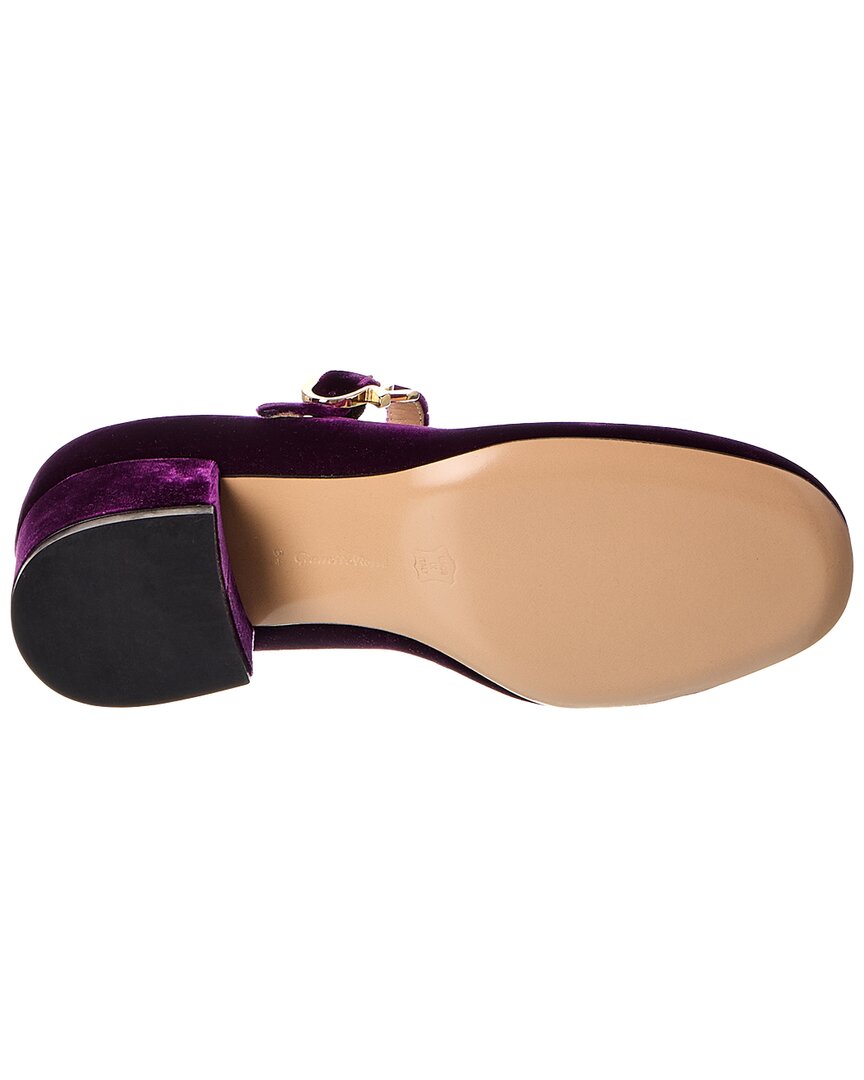 Gianvito Rossi Gianvito Rossi Mary Ribbon 45 Velvet Pump