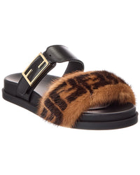 Fendi Feel Leather Sandal