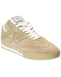 Chloé Kick Suede & Leather Sneaker