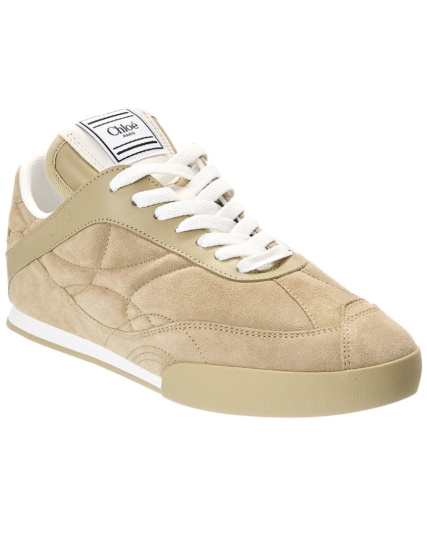 Chloé Kick Suede & Leather Sneaker