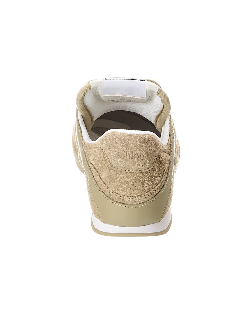 Chloé Kick Suede & Leather Sneaker