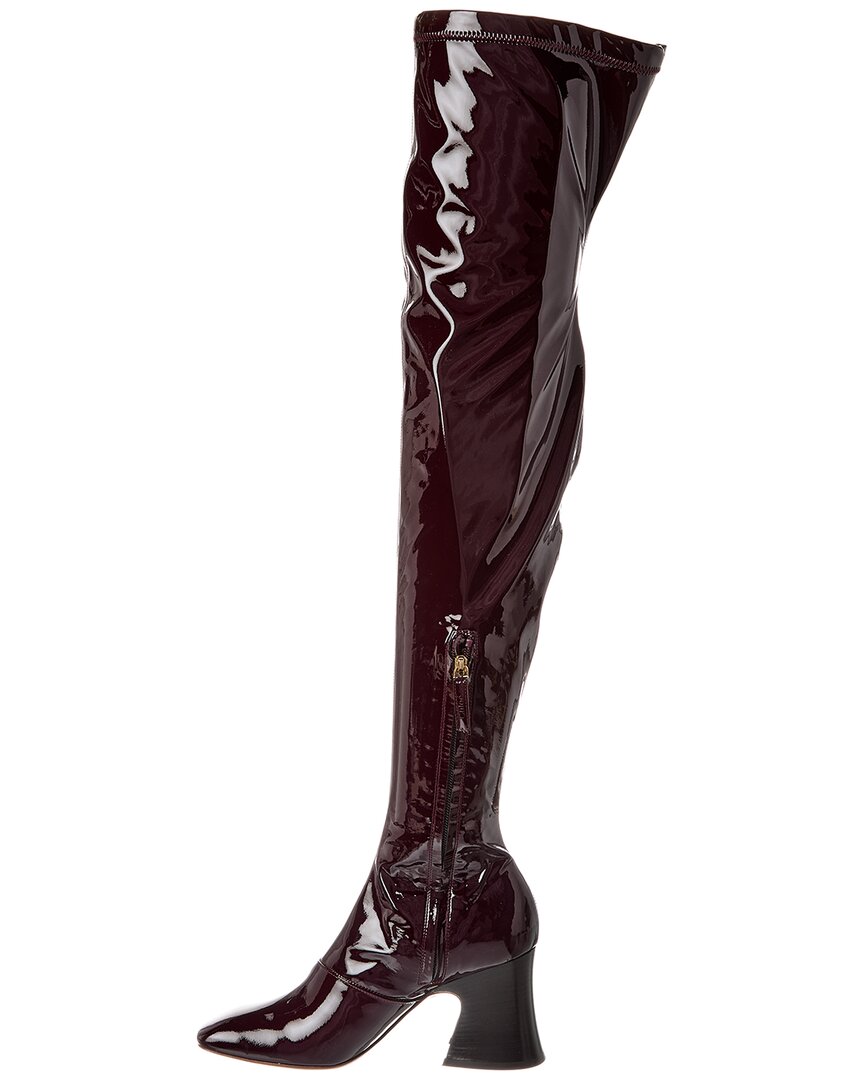 Chloé Janis Patent Over-The-Knee Boot