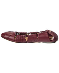 Chloé Luna Leather Ballerina Flat