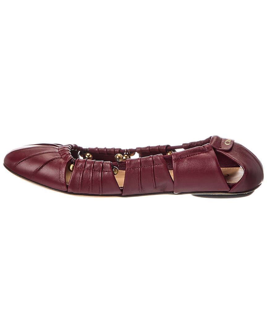Chloé Luna Leather Ballerina Flat