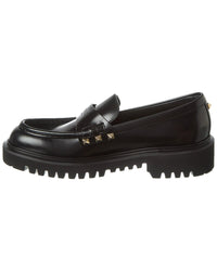 Valentino Rockstud Leather Loafer
