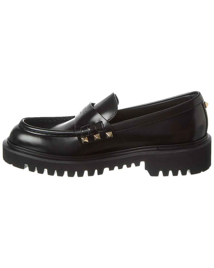 Valentino Rockstud Leather Loafer