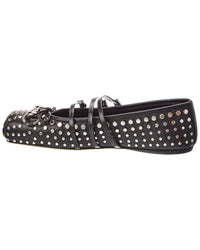 Gucci Horsebit Leather Ballet Flat