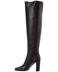 Valentino Valentino Vlogo 95 Leather Over-The-Knee Boot