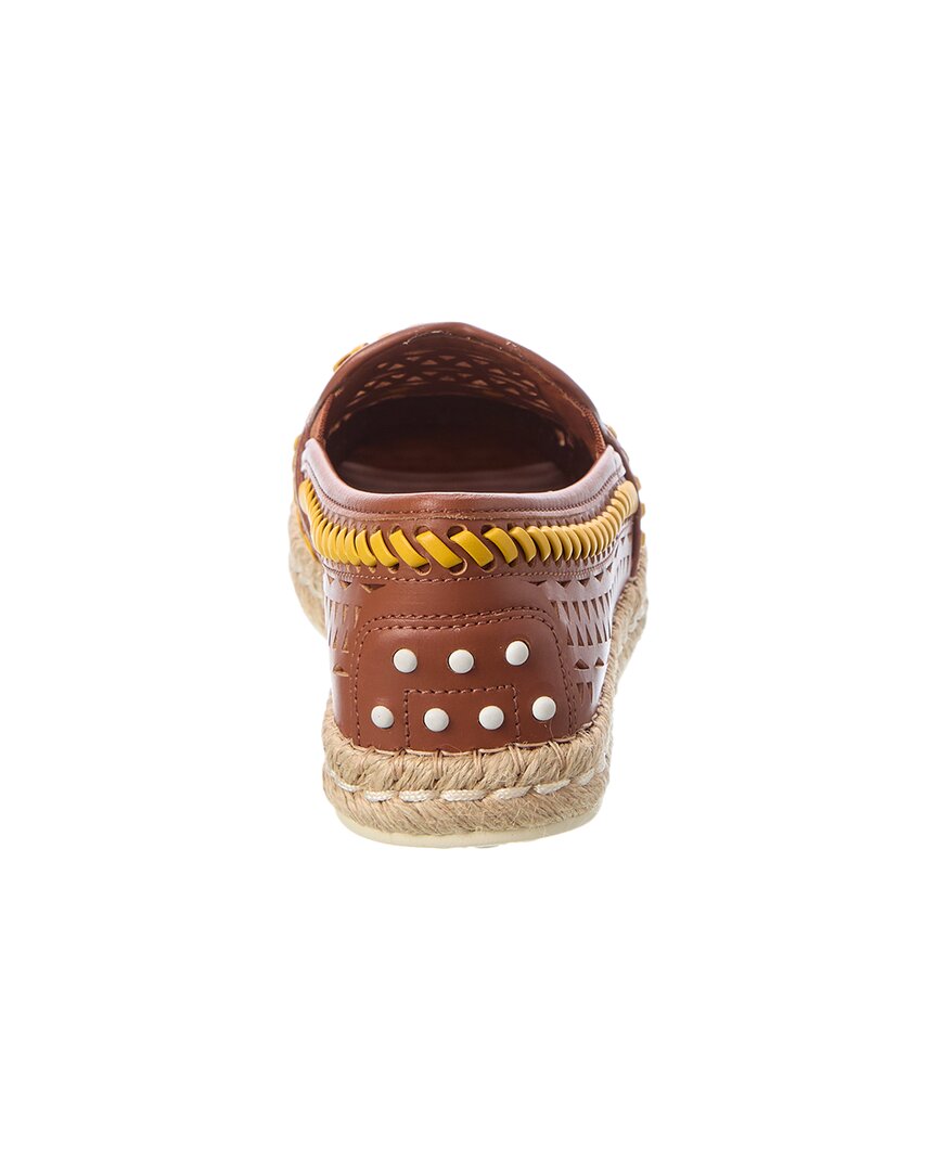 Tods Leather Espadrille
