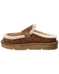 FENDI Fendi Apres Ff Suede & Shearling Mule