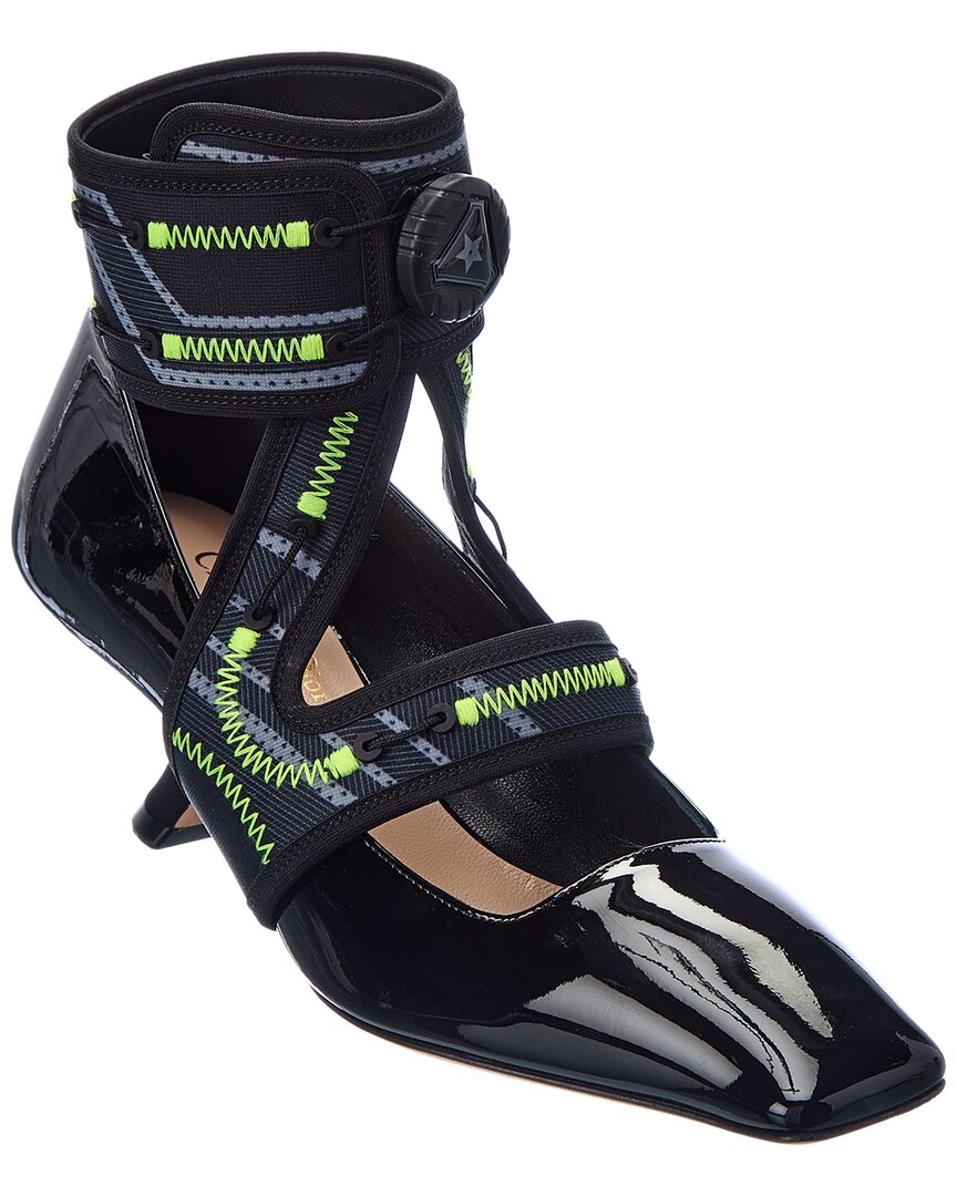 Dior 62-22 Patent Pump Black