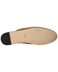 Gucci Horsebit Gg Suede Mule