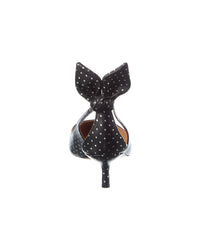 Aquazzura Bow Tie 50 Leather Slingback Pump