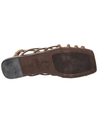 Brunello Cucinelli Leather Slingback Sandal