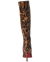 Christian Louboutin Christian Louboutin Miss Z Botta 100 Haircalf Knee-High Boot