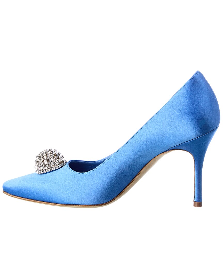 Manolo Blahnik Elbolita 90 Satin Pump – Bluefly