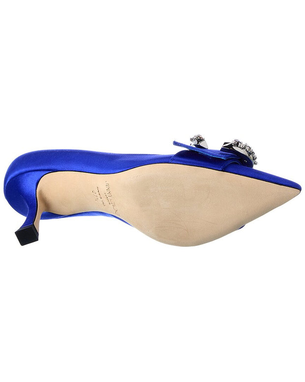 Jimmy Choo Melva 70 Satin Pump