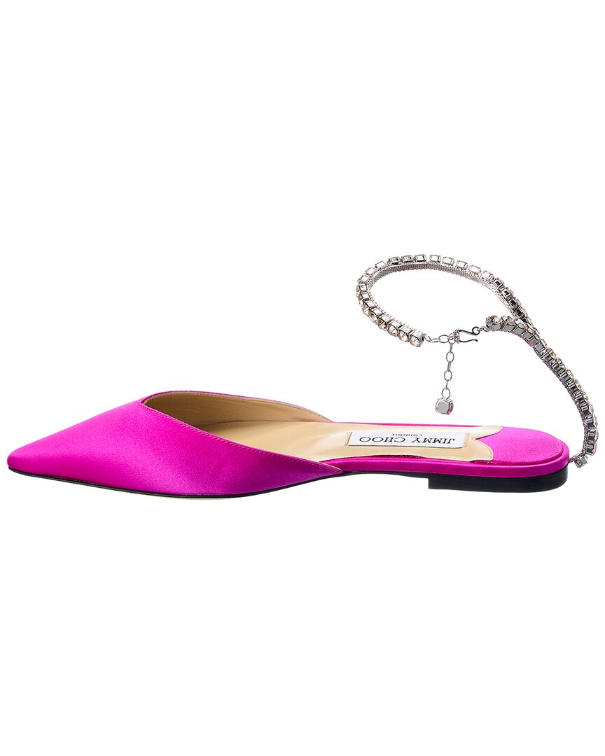 Jimmy Choo Saeda Satin Flat