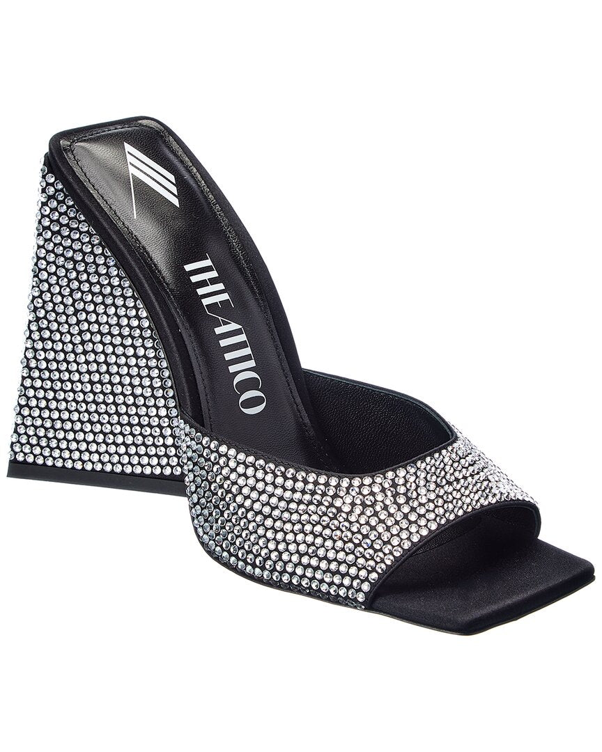 The Attico Devon 115 Satin Sandal