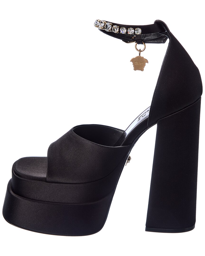 Versace Aevitas Silk Platform Sandal