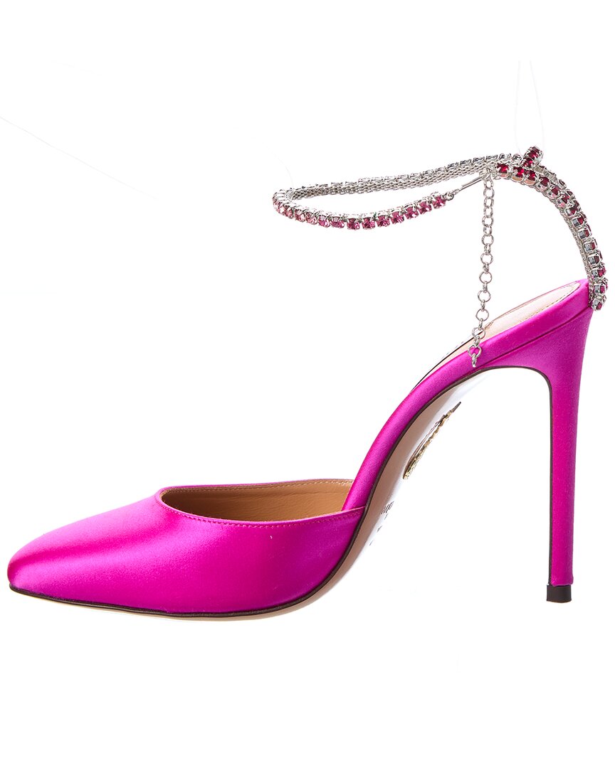 Aquazzura Ice 105 Satin Pump