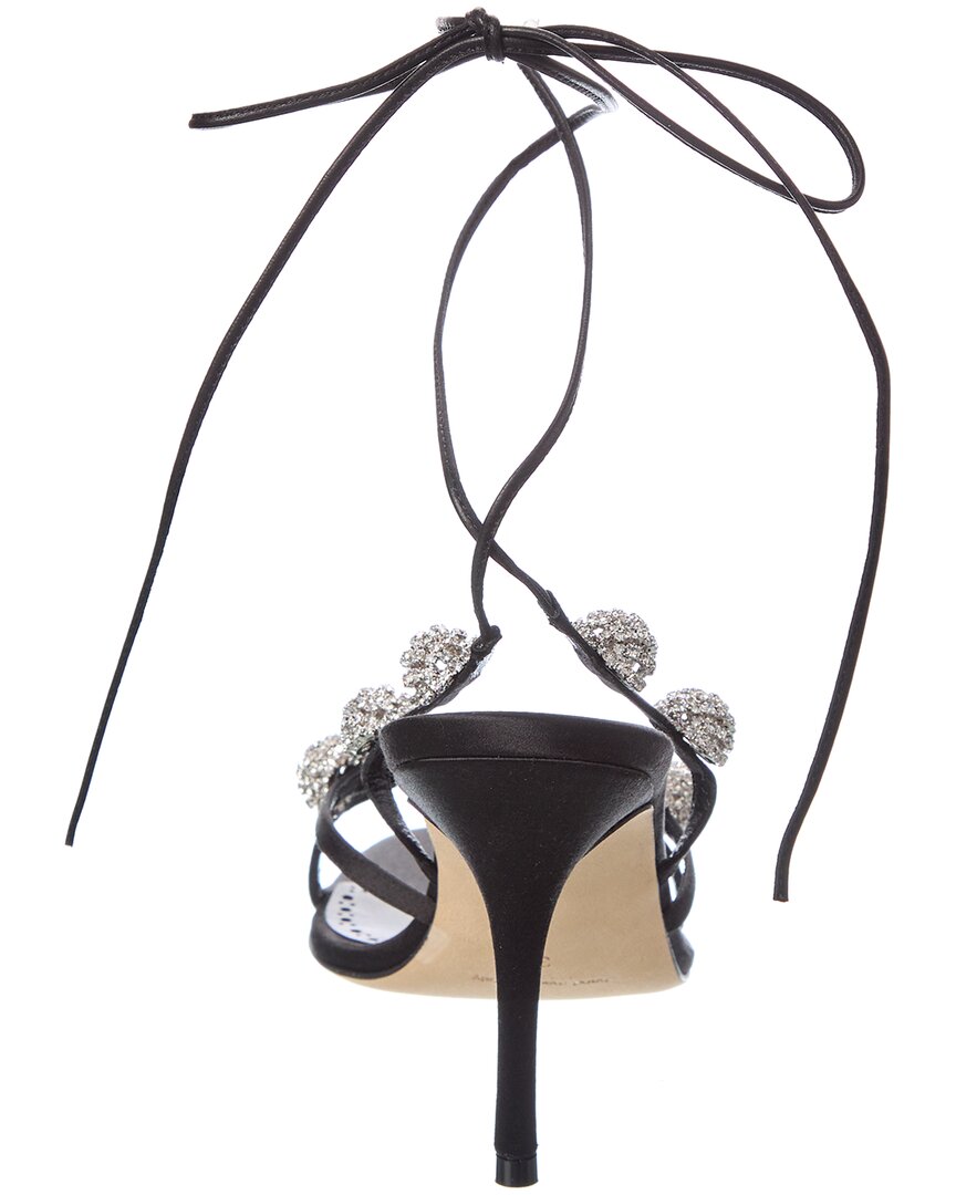 Manolo Blahnik Elsaka 90 Satin Sandal – Bluefly